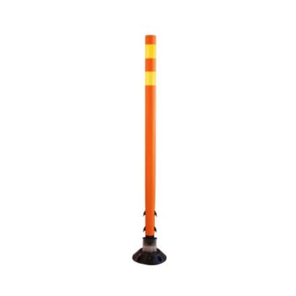 Accuform TRAFFIC DELINEATOR POSTS WITH FBS111ORYL FBS111ORYL - main